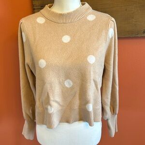 Cropped Polka dot sweater